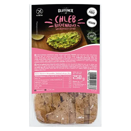 Chléb vícezrnný tmavý 250g - bez lepku Glutenex