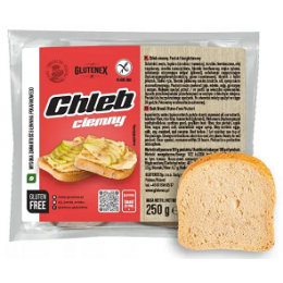 Chléb toustový tmavý 250g - bez lepku Glutenex