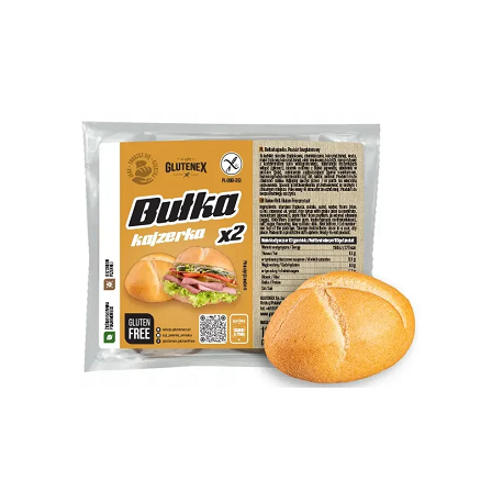 Kajzerky světlé 120g (2ks) - bez lepku GLUTENEX