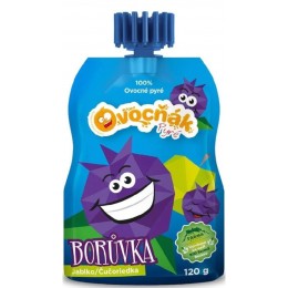Pyré ovocné borůvka - Ovocňák 100% 120g