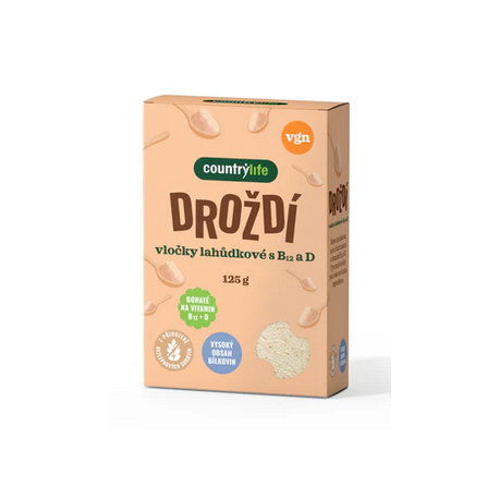 Droždí lahůdkové s vitaminem B12 a D 125 g CL