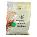 Křupavá granola malinová bez lepku - Natural 150g