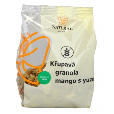 Křupavá granola mango a yuzu bez lepku - Natural 150g