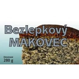 Bezlepkový chlebíček s mákem 280g Medánek