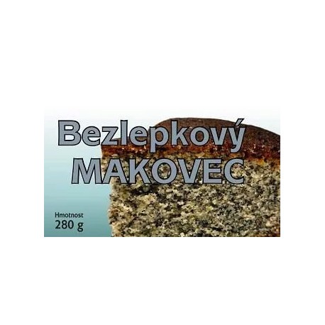 Bezlepkový chlebíček s mákem 280g Medánek