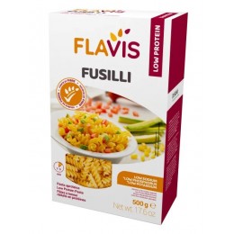 Těstoviny FUSILLI PKU, nízkobílkovinná vřetena, bez lepku, 500 g
