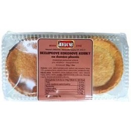 Kokosové košíčky na domácí plnění 90g (2ks) bez lepku Jordans