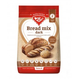 Bread mix dark na chléb a pečivo 1kg Liana bez lepku