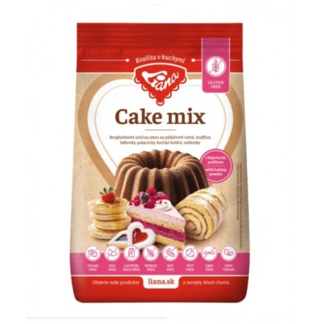 Cake mix na piškotové těsta 1kg Liana bez lepku