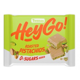 Bílá čokoláda s pistáciemi a mořskou solí 60g TORRAS