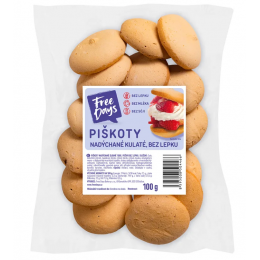 Piškoty nadýchané bezlepkové 100g Free days