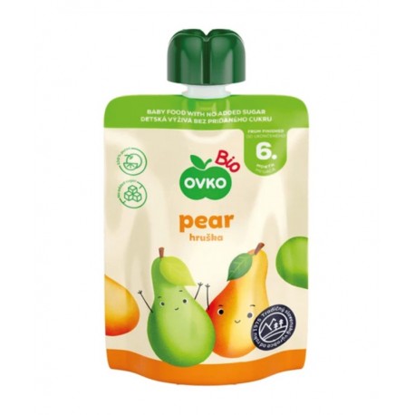 Pyré hruška 90g BIO OVKO bez lepku
