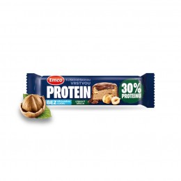 Protein tyčinka 45 g lískový ořech s lískooříškovou vrstvou bez přidaného cukru Emco