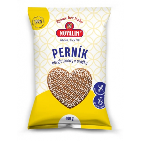 Perník bezlepkový v prášku 400g, Novalim