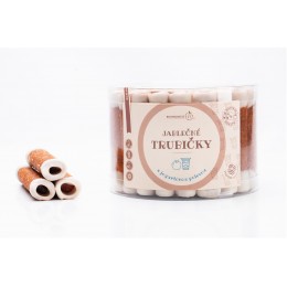 Jablečné trubičky s JOGURTOVOU polevou dóza - Trutna 420g