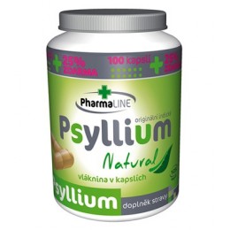 Psyllium Natural 125kapslí PharmaLine